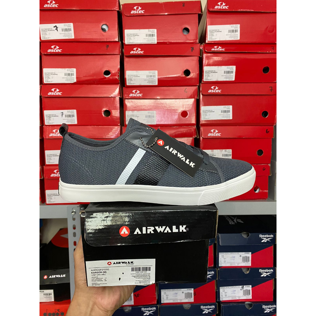 Sepatu Airwalk Karson Grey Men's Shoes Original sepatu Pria