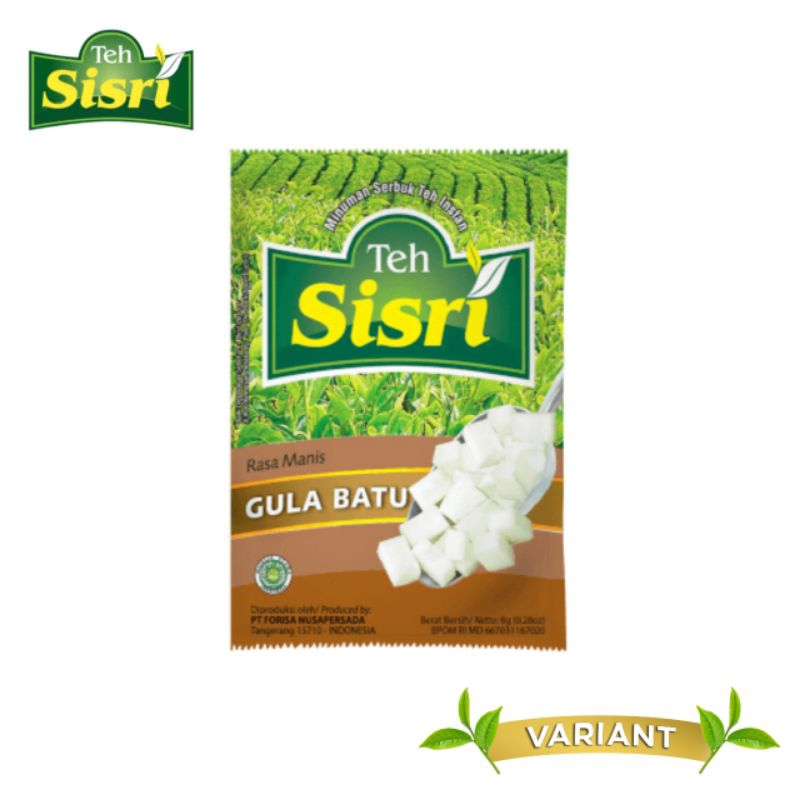 

Teh Sisri Rasa Gula Batu 1Pcs 8gr