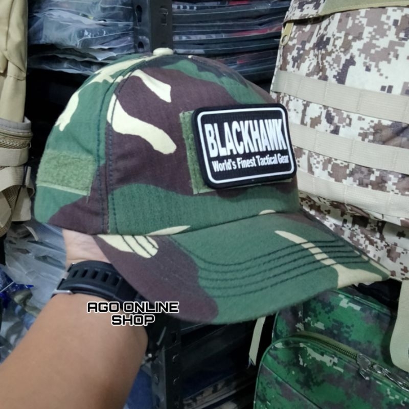 Topi Tactical Army loreng US Woodland Gurun Snow plus patch pilihan