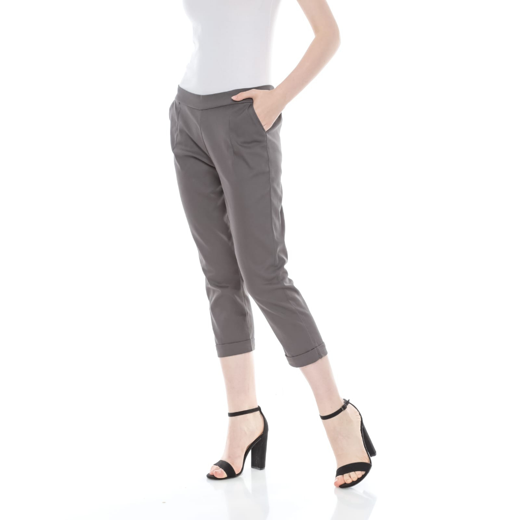 CELANA WANITA 7/9 PANTS KATUN TWILL STRECH PREMIUM GIO BAGGYPANT