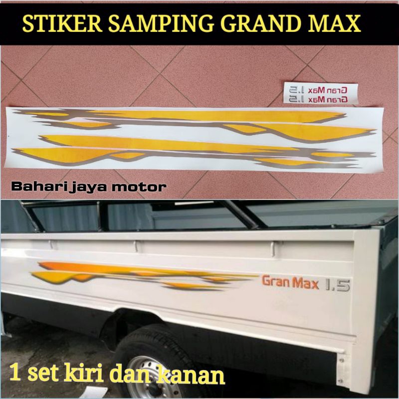 Stiker Daihatsu grand max pick up