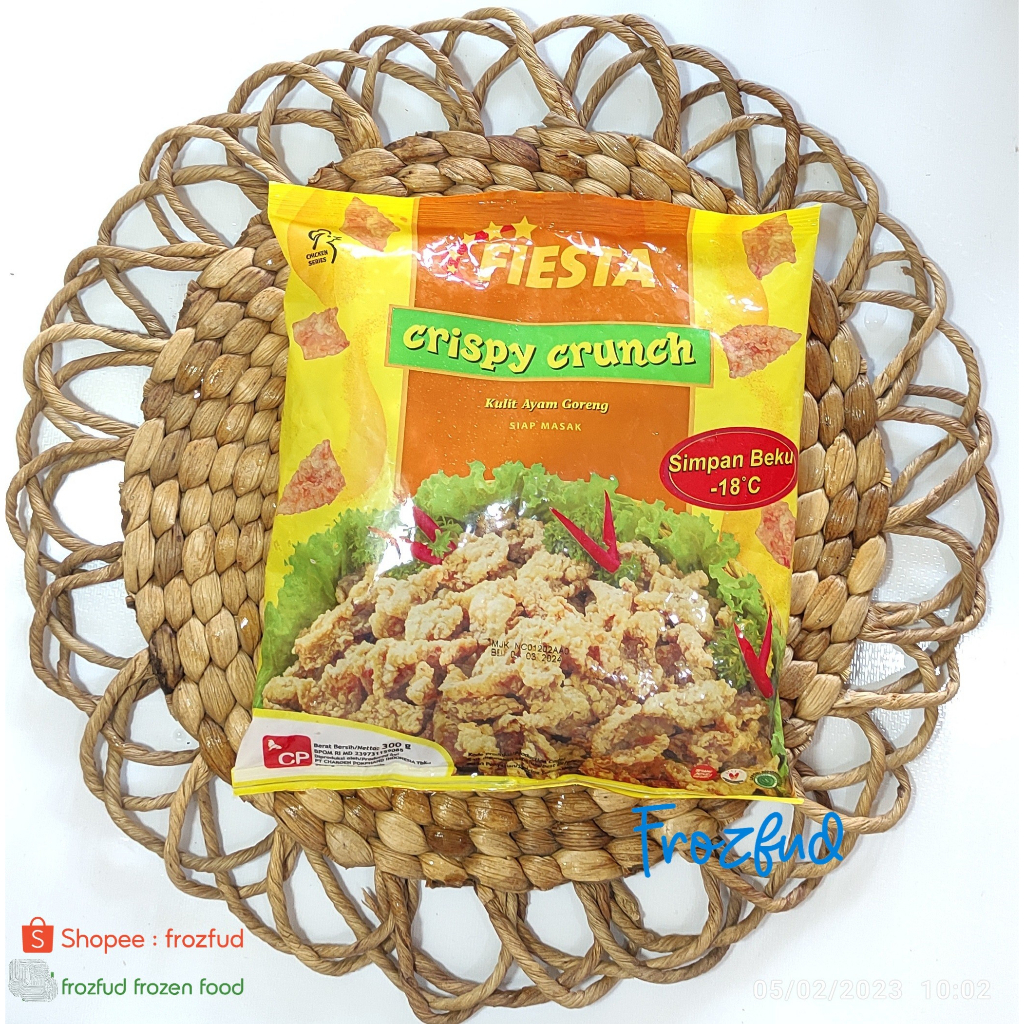 

Fiesta Crispy Crunch Kulit Ayam Goreng 300gr