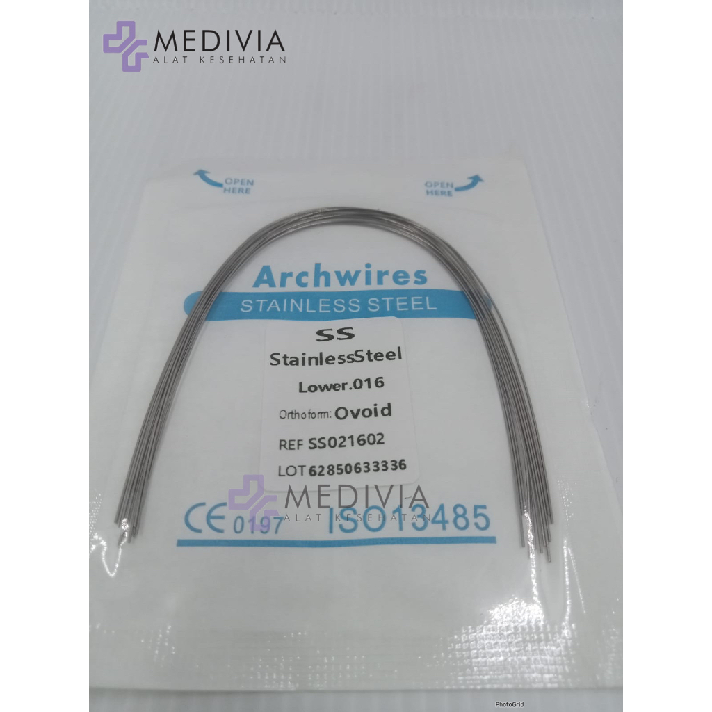DENTAL STAINLESS STEEL SS WIRE ROUND / KAWAT ORTHO BRACES SS STAINLESS STEEL SS