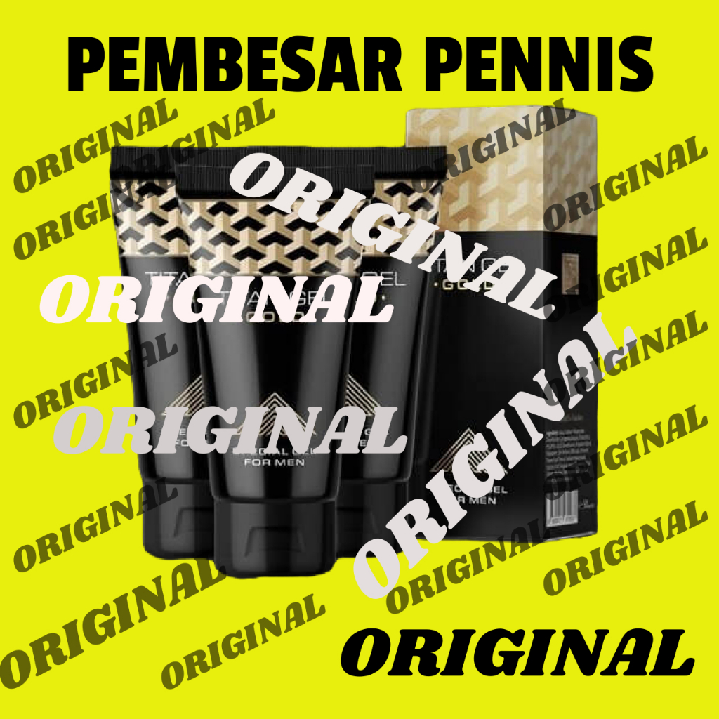 TITAN GELL GEL ASLI ORIGINAL GOLD IMPORT