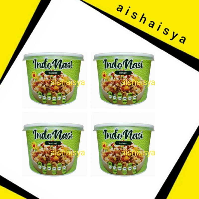 Konjac Rice Beras Porang Shirataki 1Kg - Indonasi Bowl Instan 4 Pcs / Fukumi