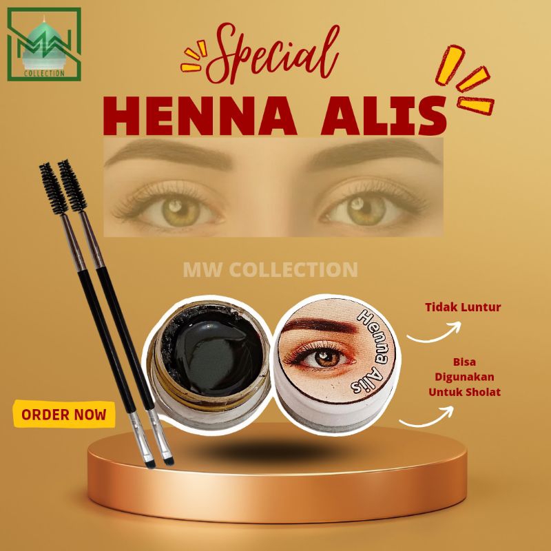 HENNA ALIS HALAL, Henna Arab, Henna Sah Untuk Sholat