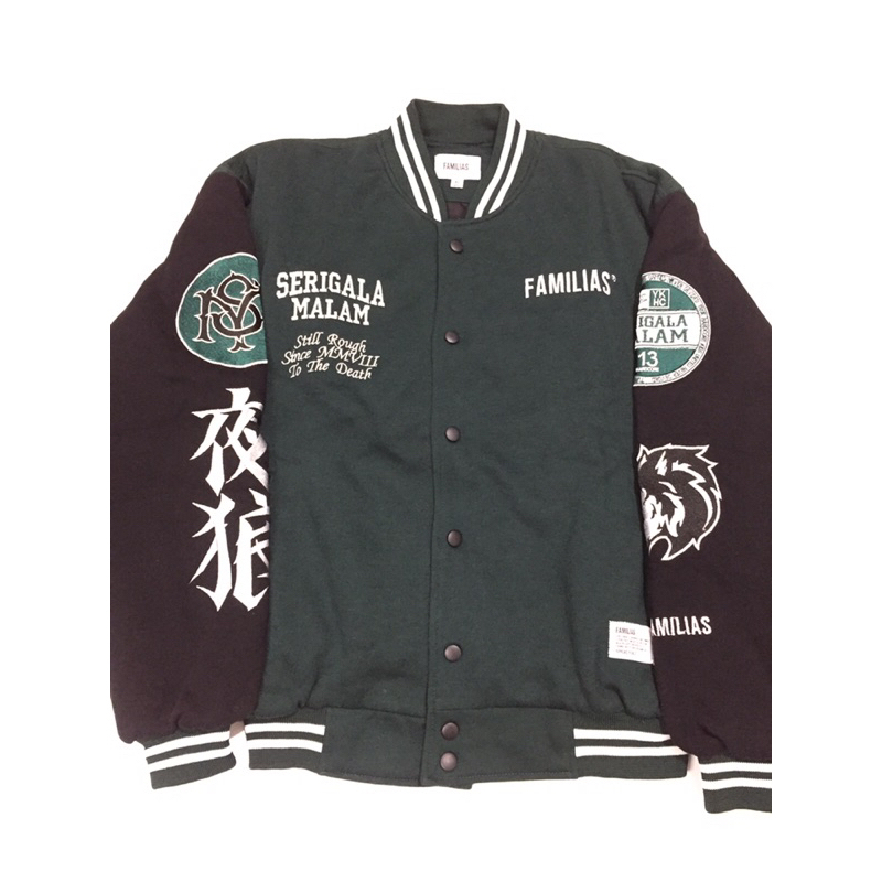 Varsity Jacket Serigala Malam x Familias