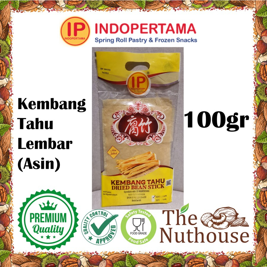 IndoPertama - Dried Bean Stick / Kembang Tahu Lembar 100gr [HALAL]