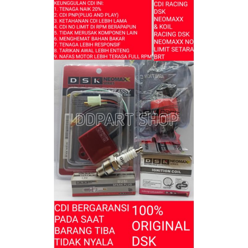 CDI DSK UNLIMER KOIL COIL RACING DSK & BUSI RACING DSK NEOMAXX RX KING NEW PERDAM RXS RXK COBRA RXK 