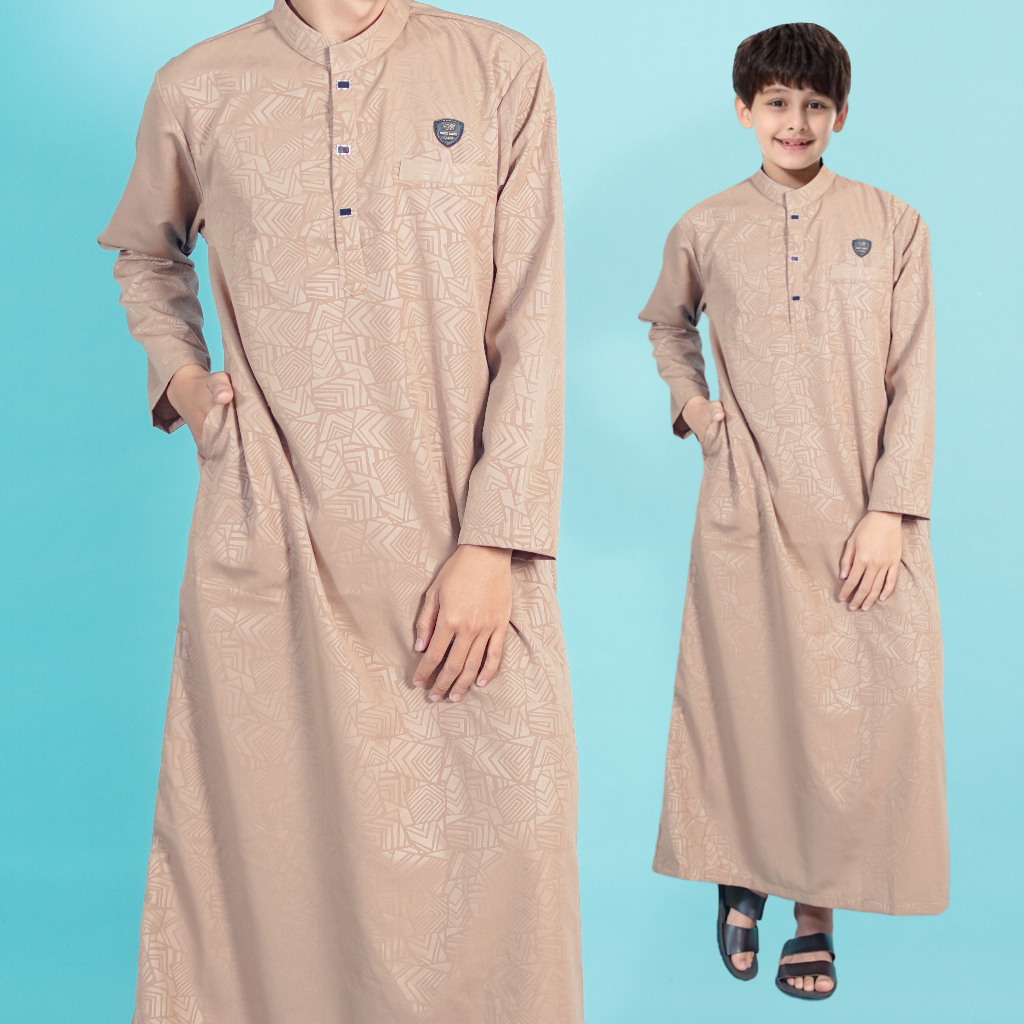 AL-HABIB/gamis anak KATUN EMBOS laki laki usia 1-14 tahun/kurta arabic anak/koko anak/jubah anak premium/gamis anak laki laki