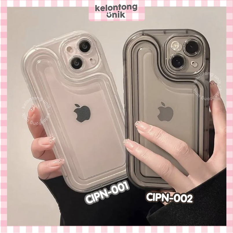 For iPhone - NOVA Chubby Puffy Case - Softcase/ Casing for iPhone 7 7+ 8+ X XS XR XSMAX 11 12 13 14 PRO PROMAX