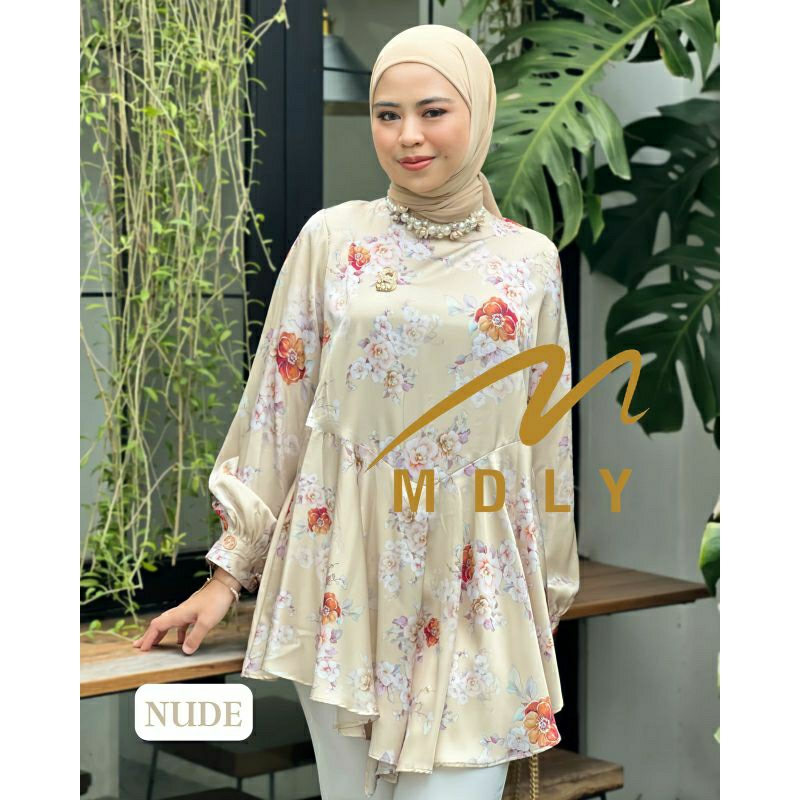 Sadira tunik shirt by mdly gold original