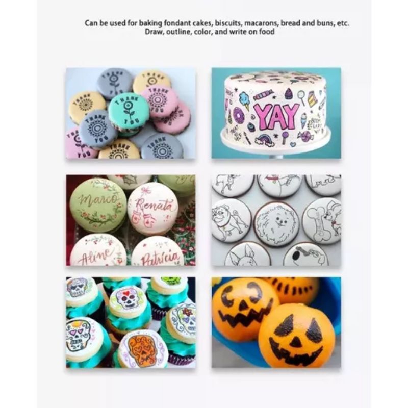 

Edible Pen Marker Gourmet Writer Food Grade Premium Import for Cake Decoration