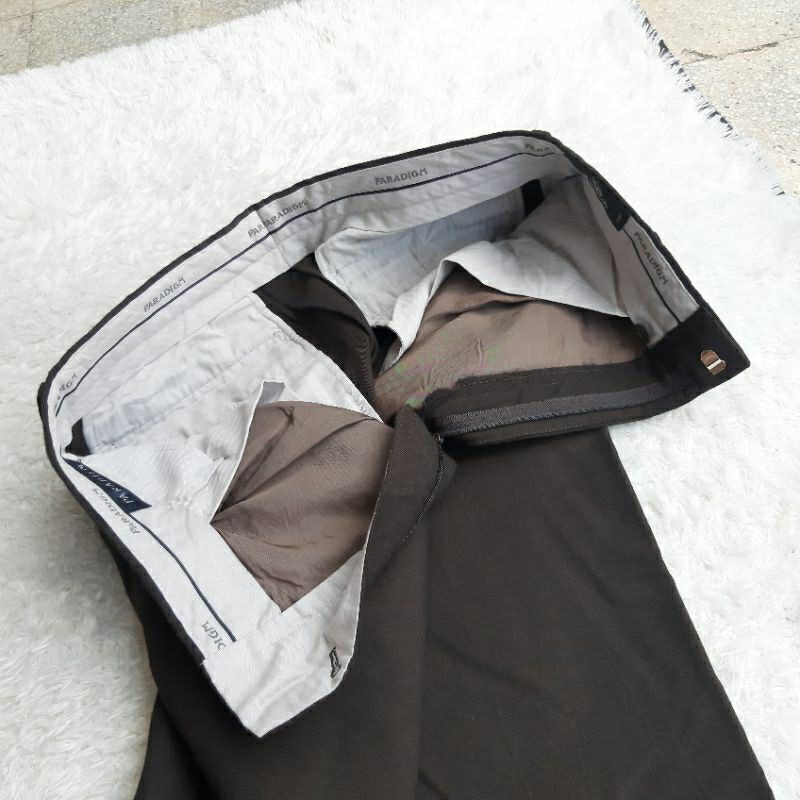 WORK PANTS CELANA PANJANG COKLAT TUA PARADIGM