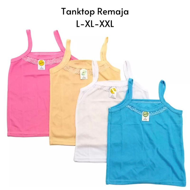 Kaos dalam renda wanita terlaris Singlet wanita dewasa ukuran M/L/XL/3L TERMURAH