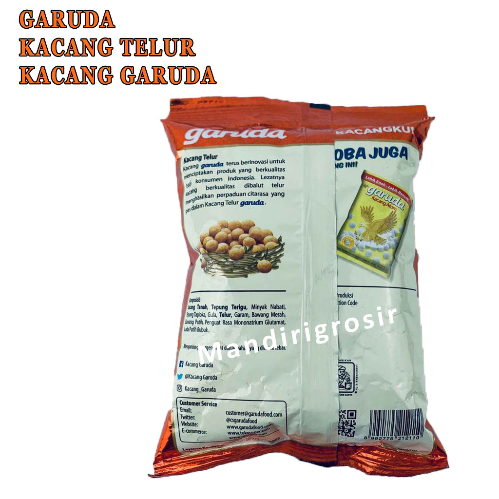 Kacang garuda* Kacang telur* Kacang* 110g