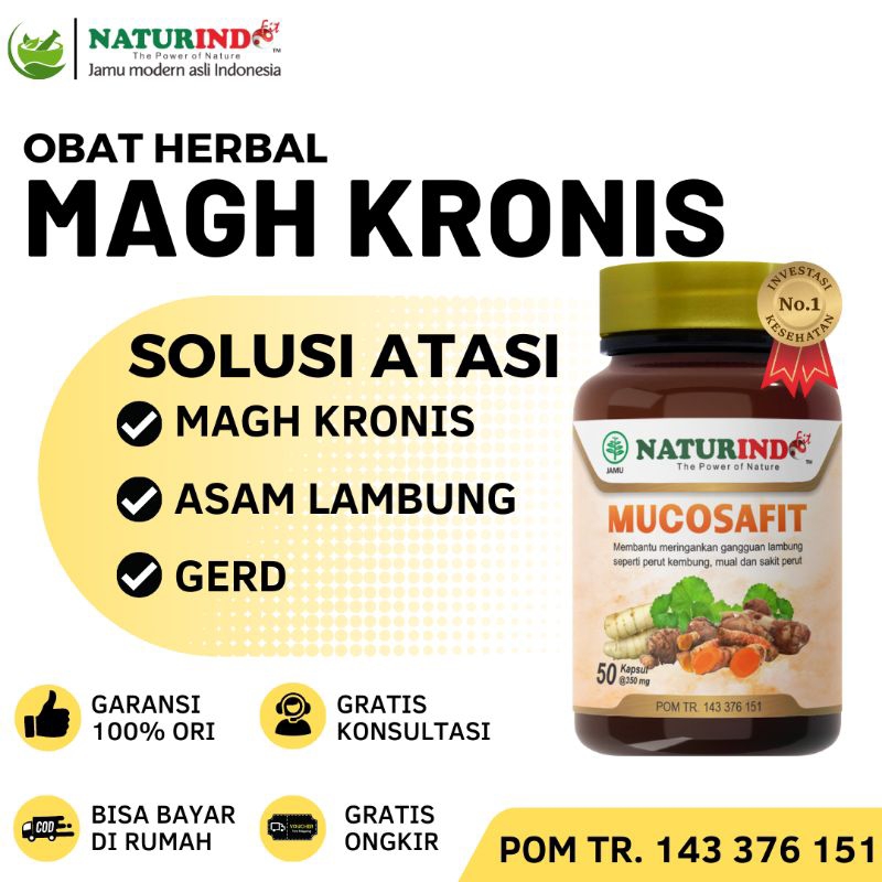 Obat Magh Kronis Asam Lambung Gerd Nyeri Ulu Hati Gangguan Pencernaan Mucosafit