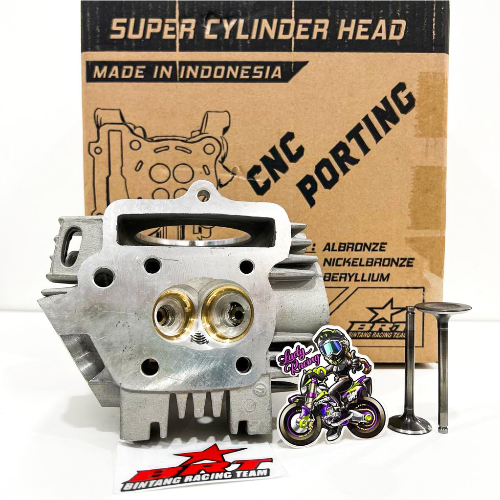SUPER HEAD BRT ALBRONZE PORTING CNC GRAND SUPRA X FIT LEGENDA C100 ASTREA