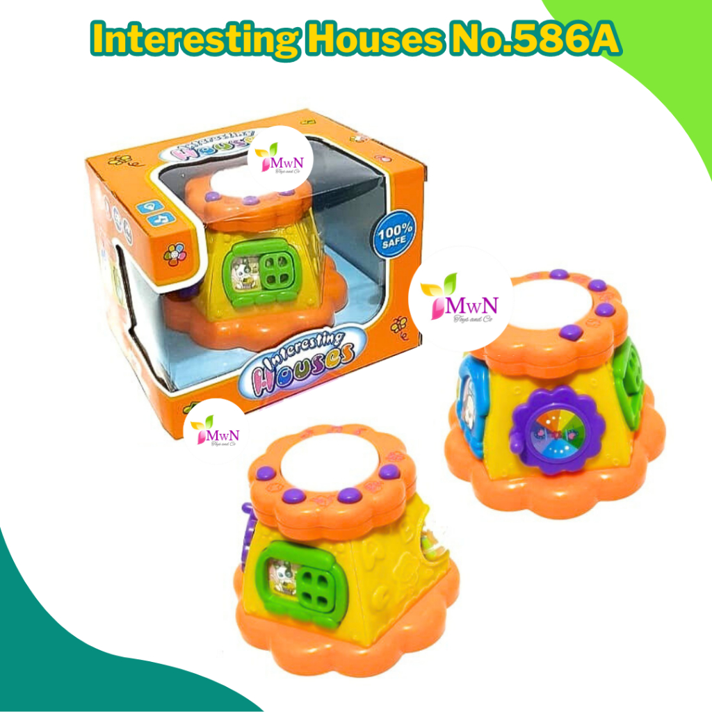 mwn.toys Mainan Music Interesting Houses No.586A