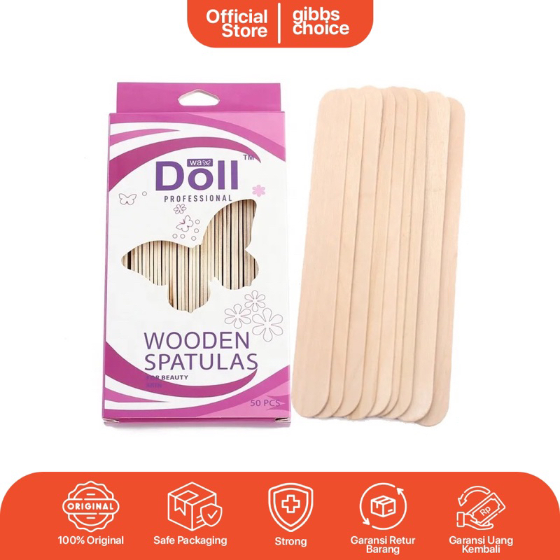 GIBBS (Isi 50 Pcs/Pack) Stik Waxing / Stick Wooden Spatula