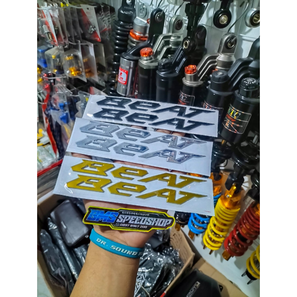 Emblem timbul Beat model ORI