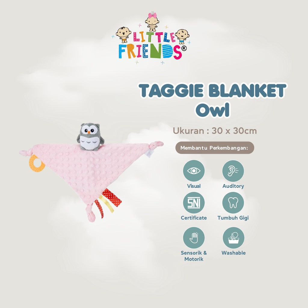 Little Friends Taggie Blanket - LFT1040