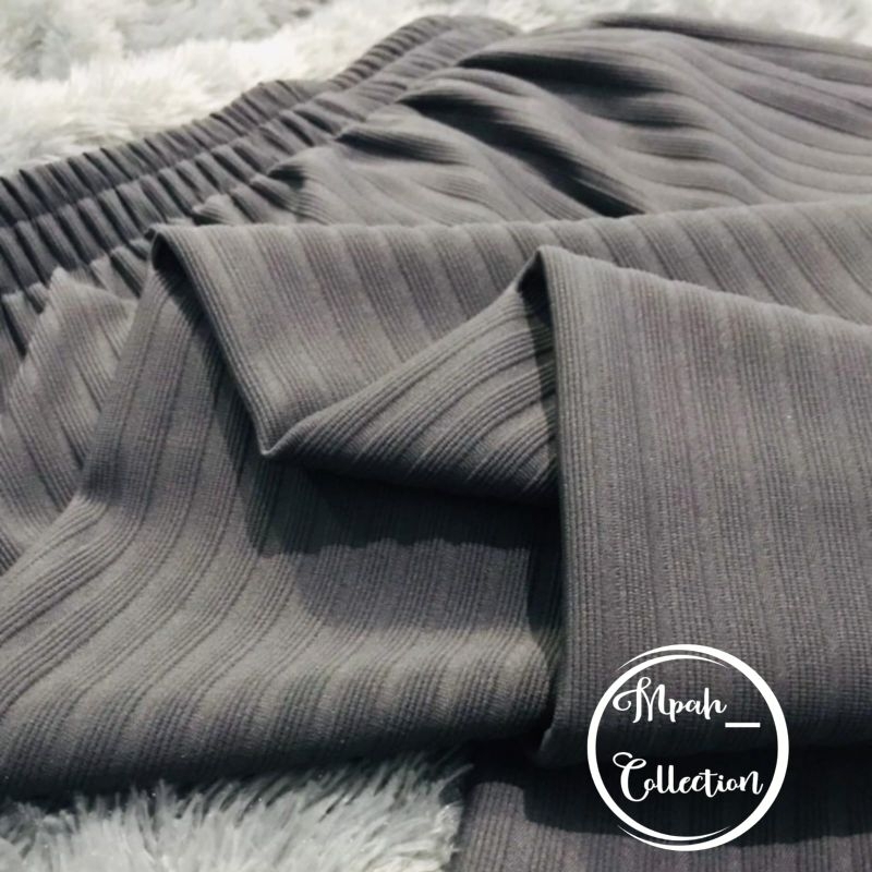 Termurah!! Hornet pants 785 Celana Kulot Knit Wanita Tebal - Celana Kulot Highwaist6