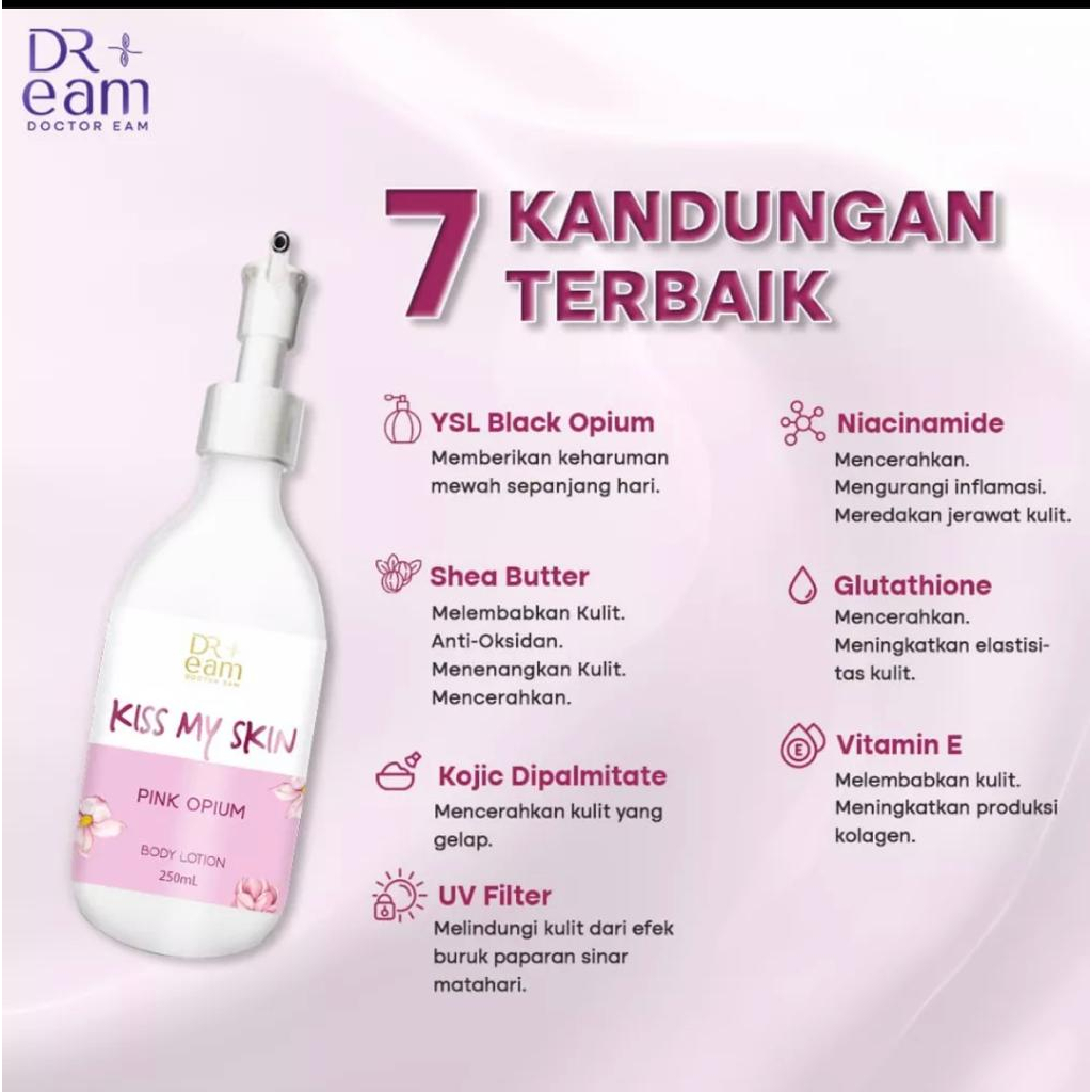 Doctor EAM Kiss My Skin Body Lotion / Hand &amp; Body Lotion Whitening
