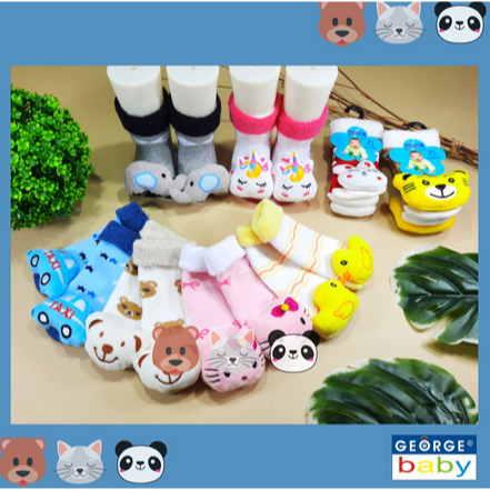 Kaos Kaki Terry Toys Brand George Baby