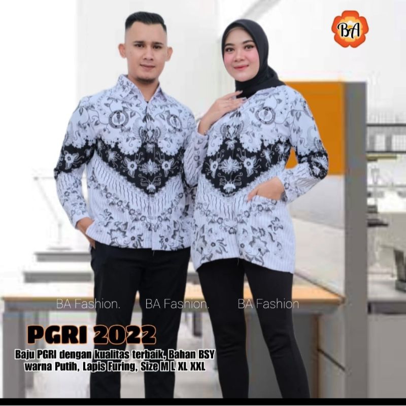 Seragam PGRI Terbaru 2022 Pria dan Wanita