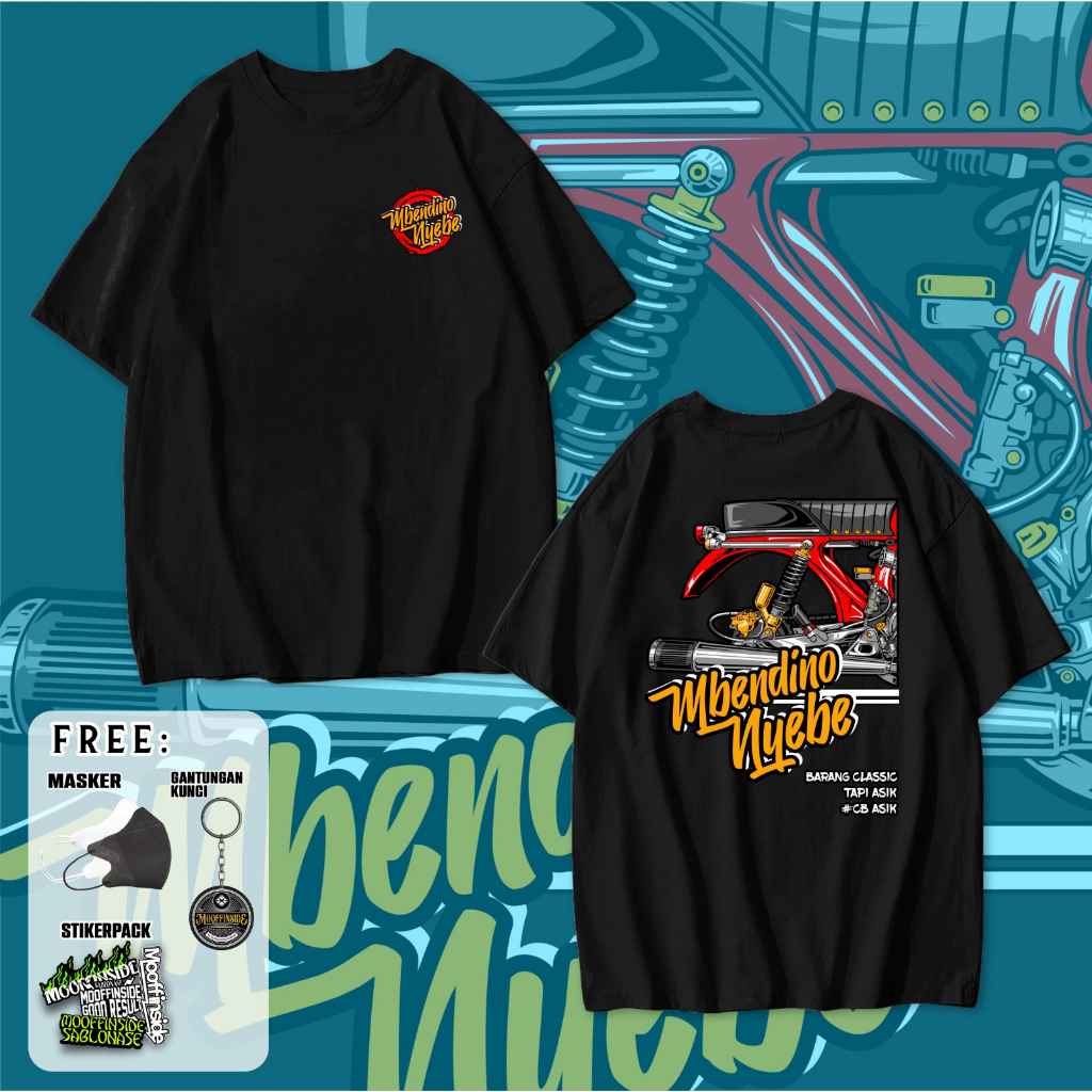 KAOS CB 100 | KAOS BENDINO NYEBE | KAOS HONDA GANK |  | KAOS PRIA | Kaos icikiwir | kaos Motor klasi