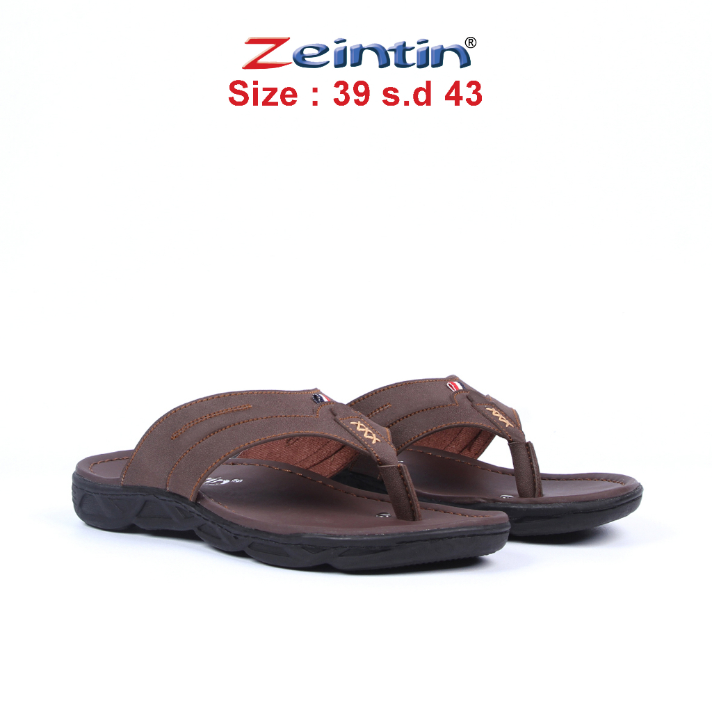 Zeintin - Sandal Pria  Best Seller Fashion Pria Selop Pria Jepit Pria Lentur Kulit Sintetis BB