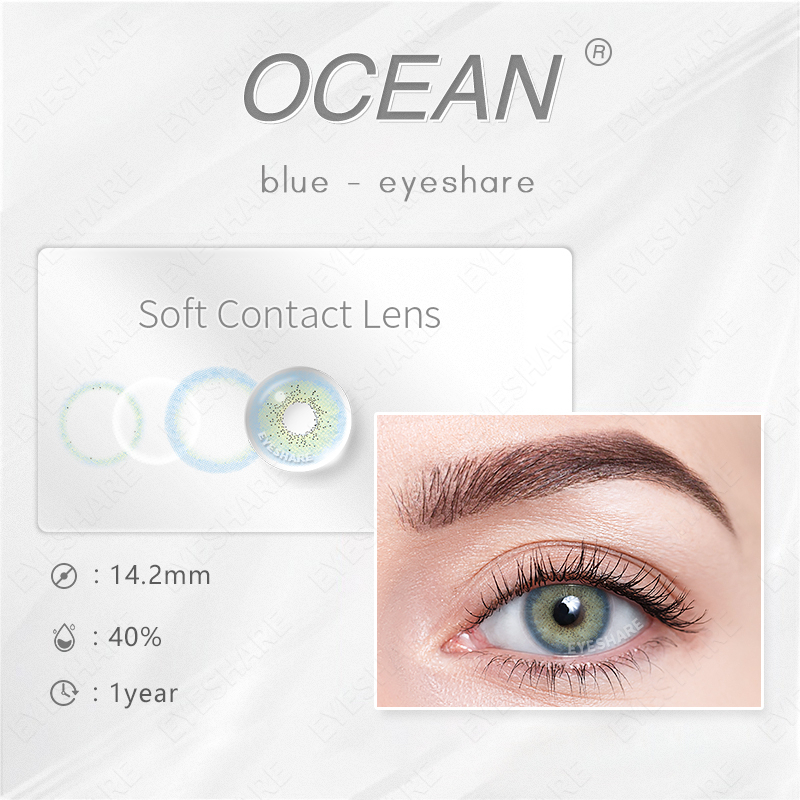 Softlens BROWN Lensa Kontak Warna Softlen Mata Normal Contact Lens 14.2mm