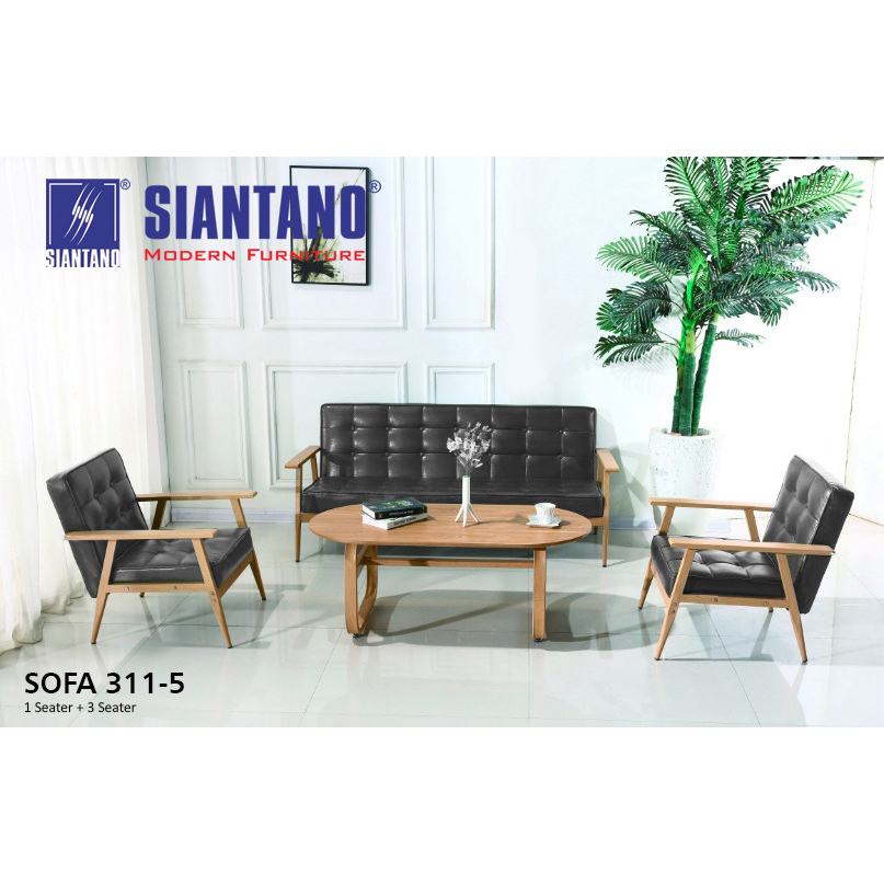 kursi tamu / sofa kayu minimalis ready makassar promo murah