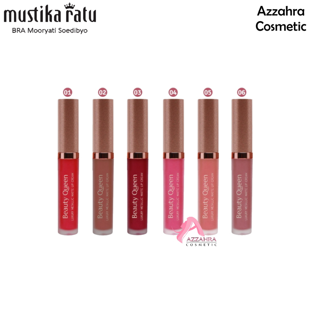 Mustika Ratu Beauty Queen Luxury Metallic Matte Lip Cream 5,5gr