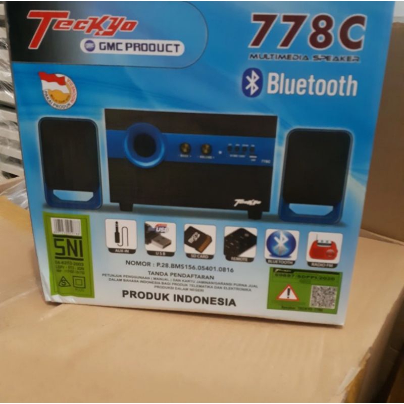 Speaker Aktif Tekyo GMC778C USB Audio Jernih Kwalitas Suara