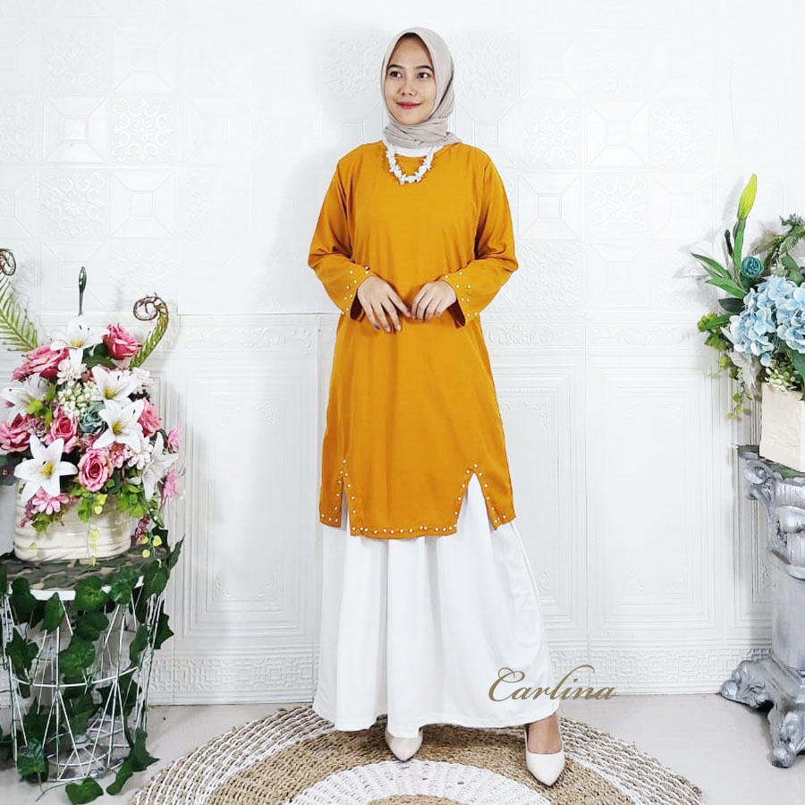 CARLINA GAMIS MUTIARA ASMARA LUCIANA KOMBINASI MAXY WANITA