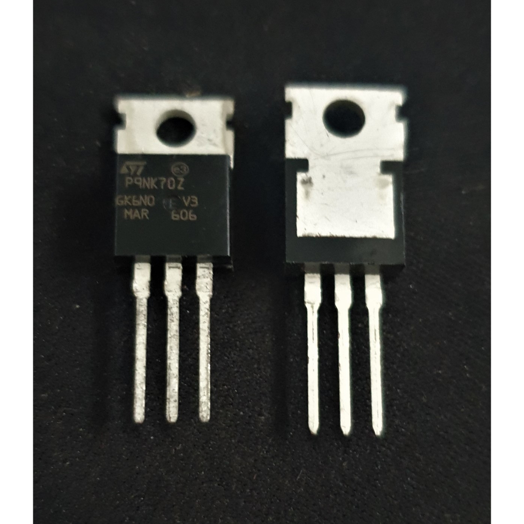 Transistor P9NK70Z N-Channel MOSFET 700V 1Ohm 7.5Amp 115W