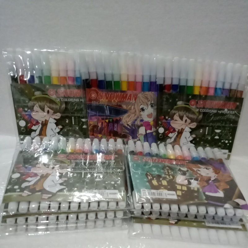 

Spidolwarna Snowman 12warna