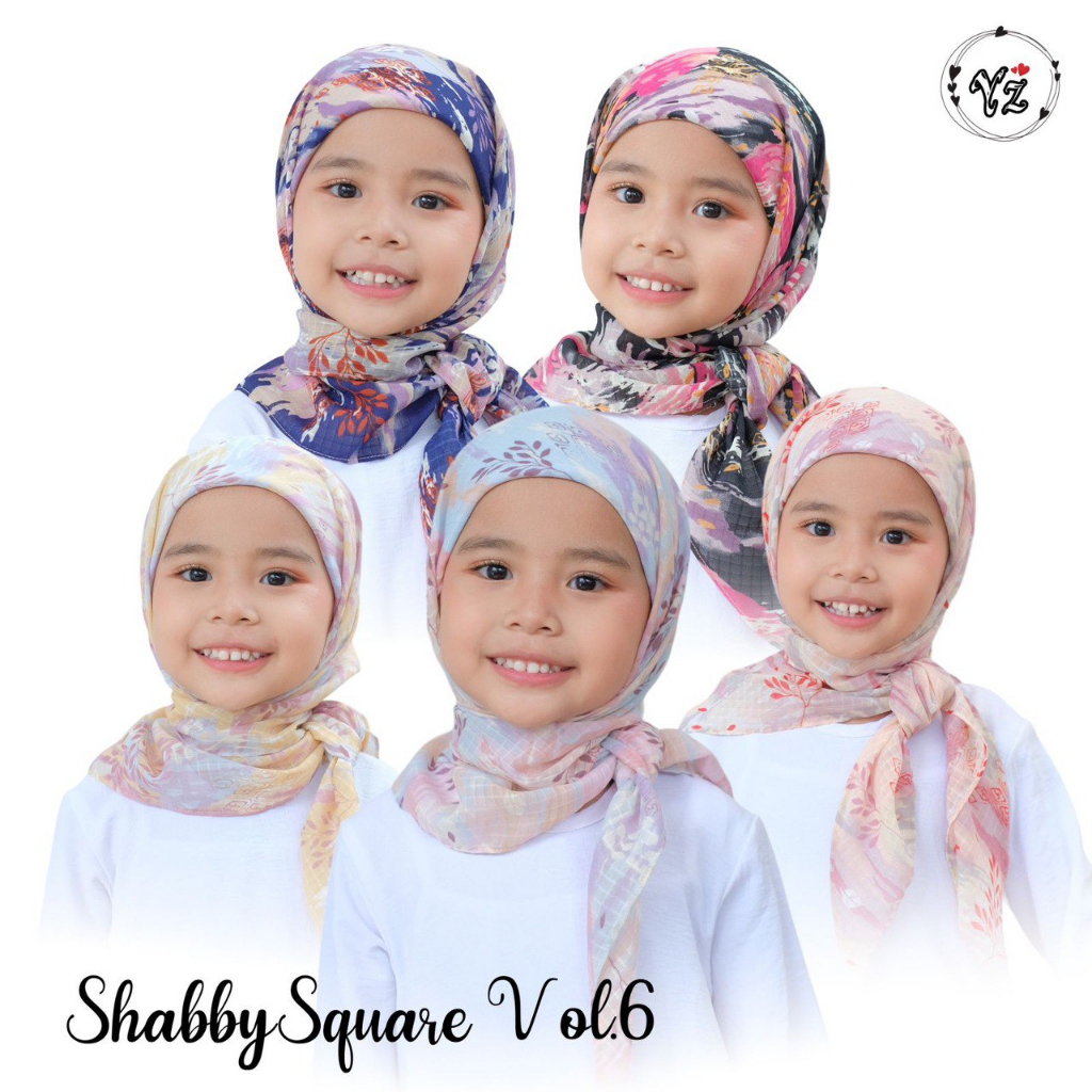 Afsheenastore Shabby Square Inner/ Jilbab Abak Perempuan VOL 6