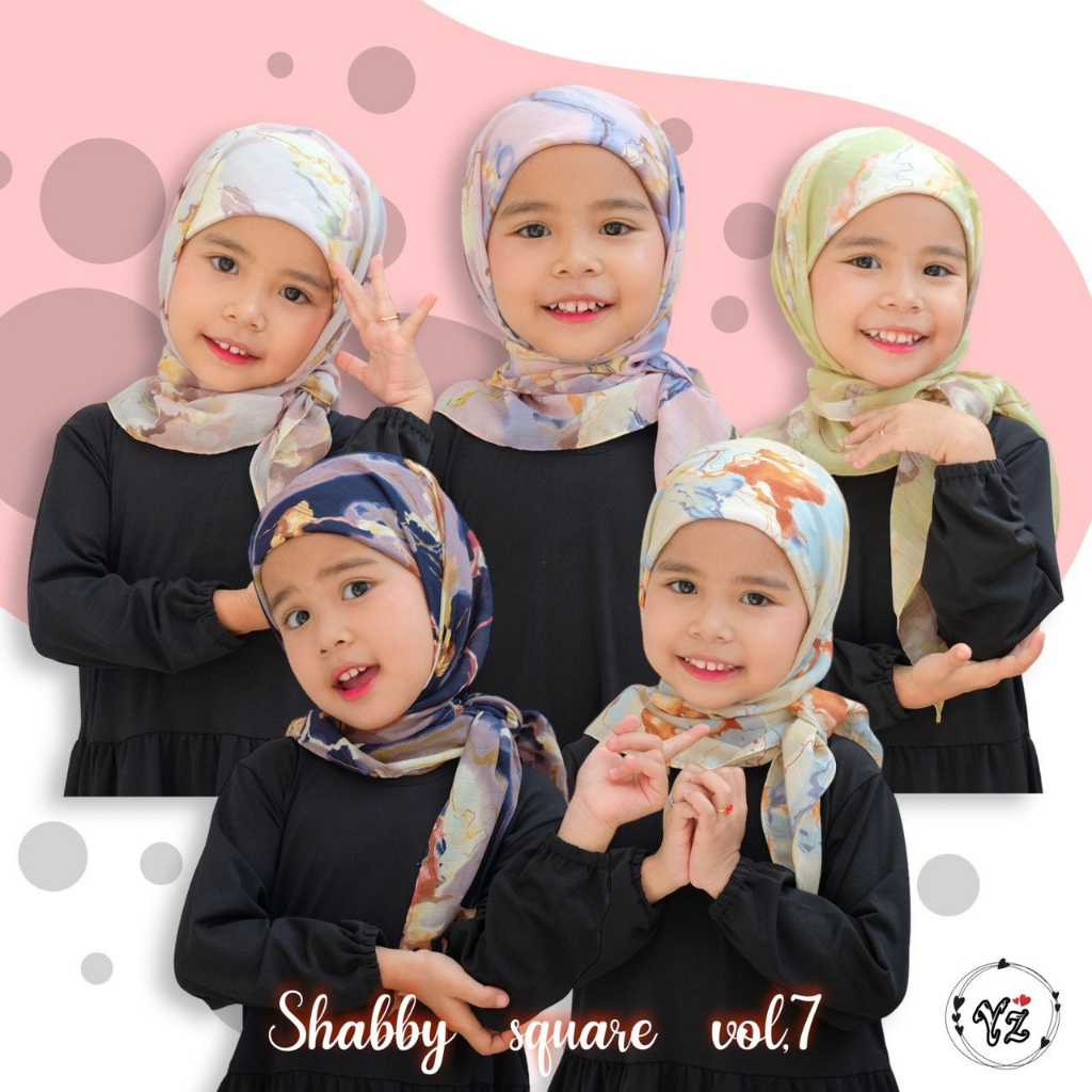 Afsheenastore Shabby Square Inner/ Jilbab Abak Perempuan VOL 7