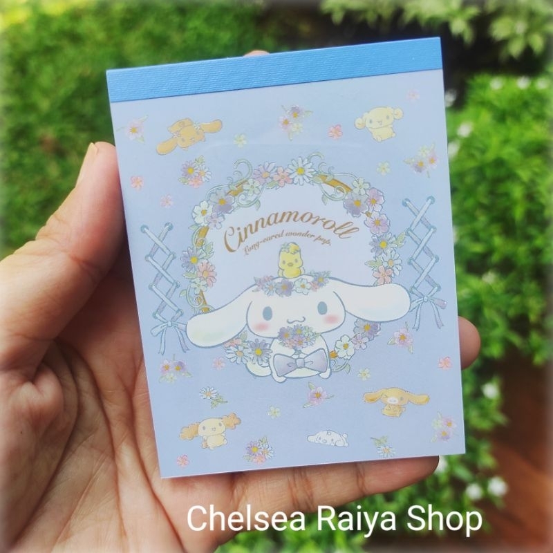

Memo Notes Mini Sanrio Cinnamoroll Bird 6,8x8,8cm Cinamorol Cinamoroll Cinnamonroll Kawaii Original Japan