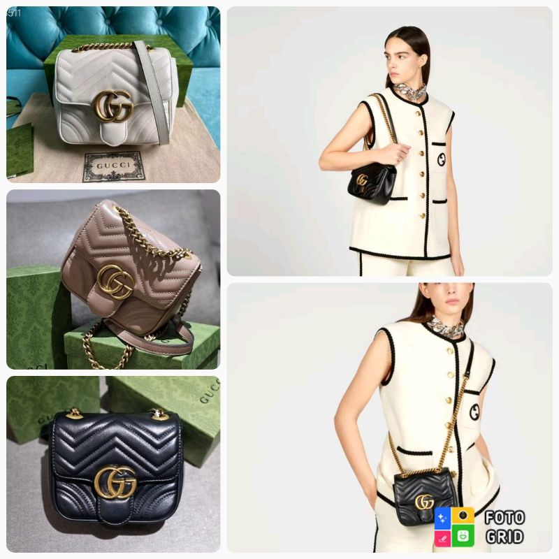 tas fashion G c mar mont mini slingbag dan shoulder bag free box