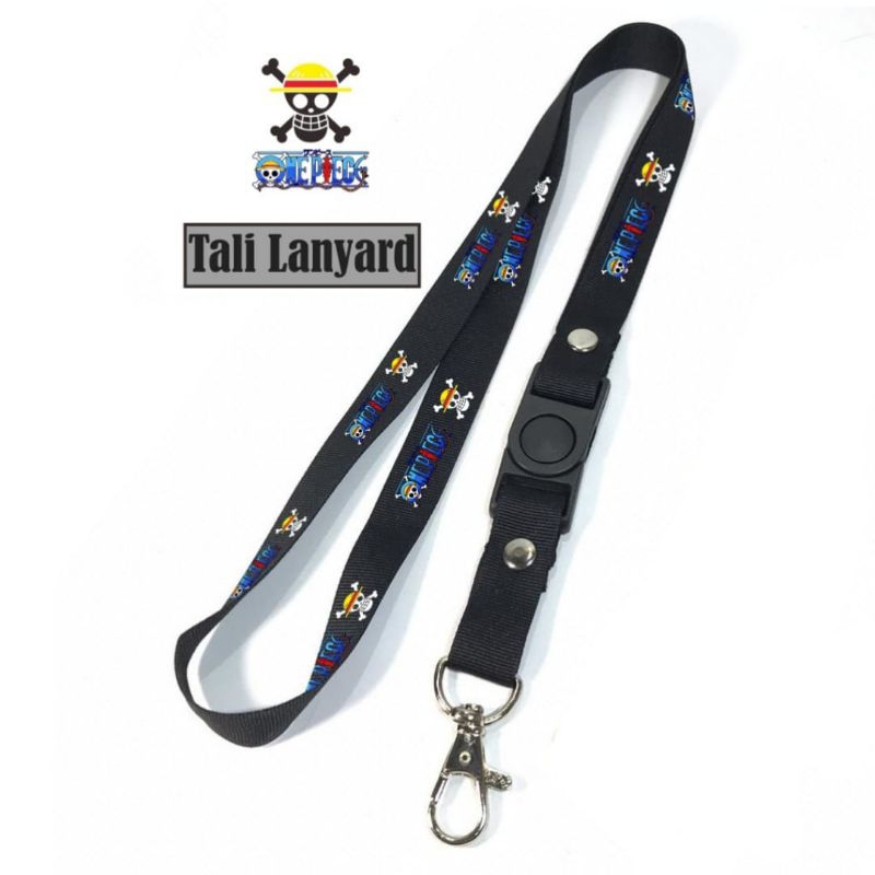 

lanyard ONE PIECE lanyard ANIME gantungan kunci name tag id card kartu nama / tali lanyard gantungan leher fullprint