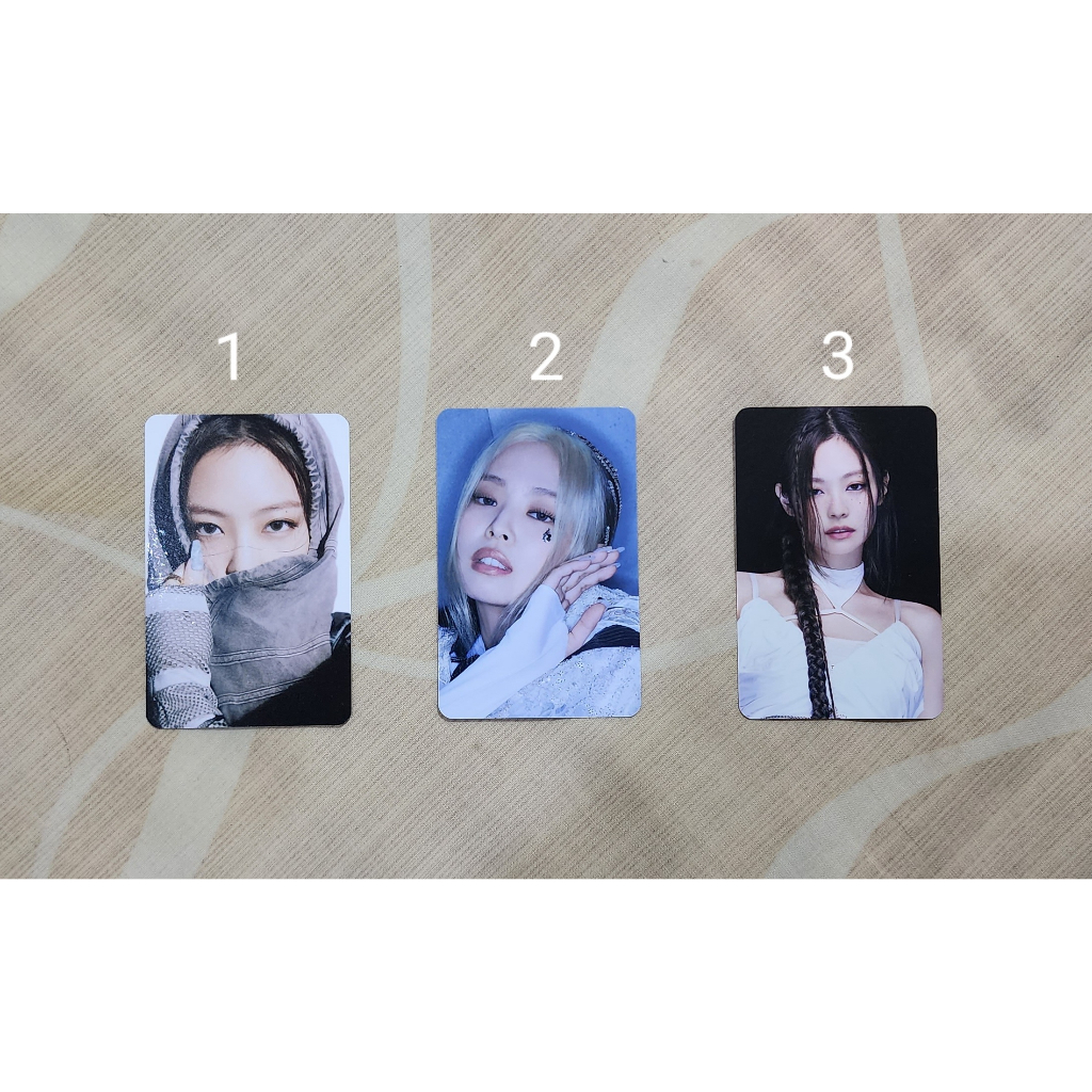 Blackpink Official Photocard - Jennie Blackpink Exhibition Pop Up Store