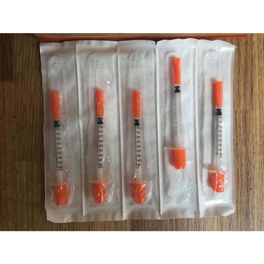 Alat suntik 0.5 ml oneject dan onemed spuit in sulin 0.5 cc