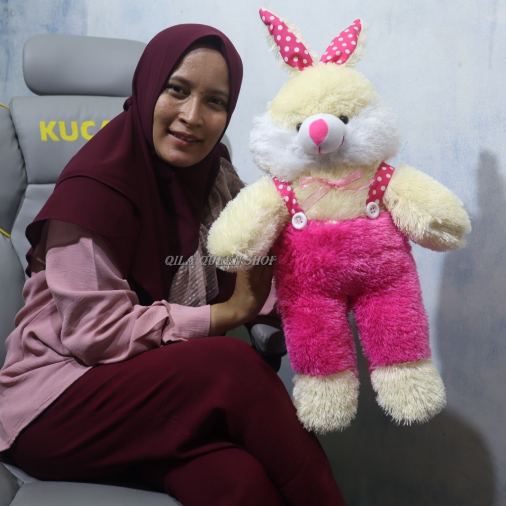 BONEKA KELINCI M JOJON TERLARIS BISA COD TINGGI 60CM SAMPAI UJUNG KEPALA