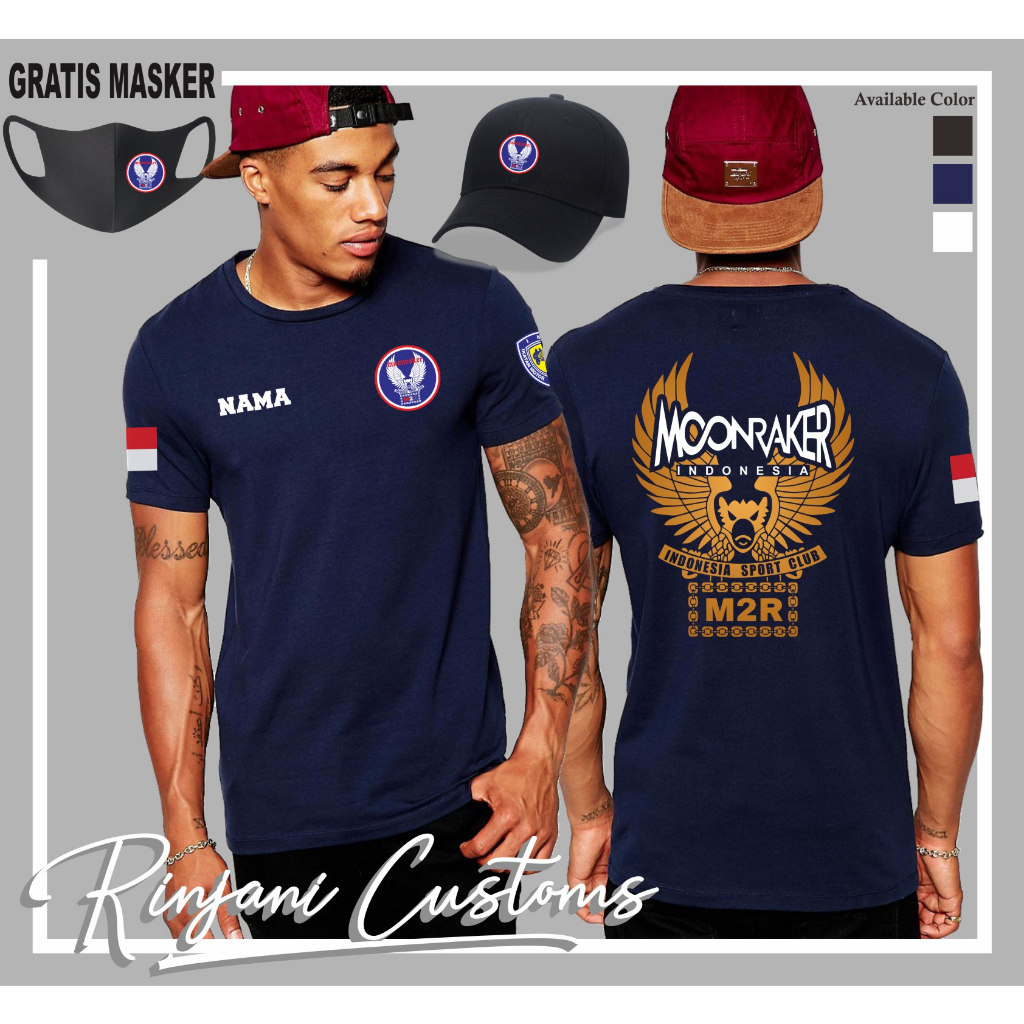 KAOS MOONRAKER INDONESIA.KAOS MOONRAKER GRATIS NAMA