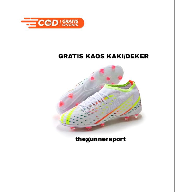 Sepatu BolaSepatu Bola Anak Adidas Predator Edge Gratis Kaos Kaki/Deker(BISA COD)