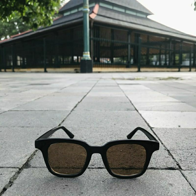 kacamata Vintage Vincent purple-Coklat